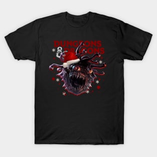 dungeons and dragons monster christmas T-Shirt